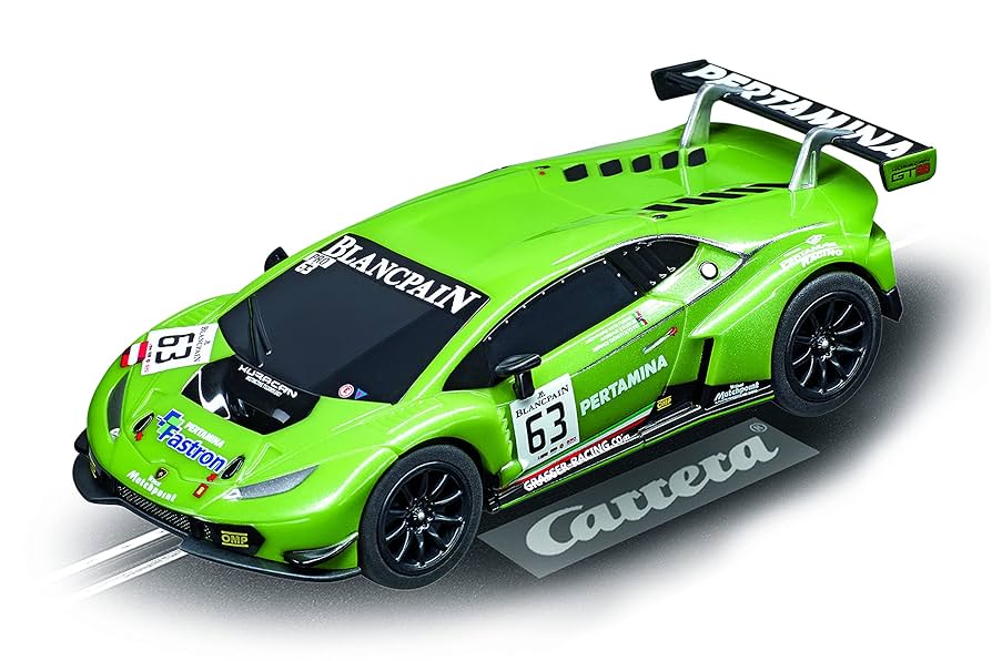 【新品】カレラ Carrera Lamborghini Huracan GT3 Amazon.com: Carrera 27662 Lamborghini Huracán GT3 Grasser